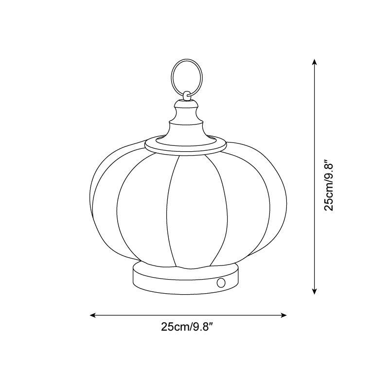 Pumpkin Glass Table Lamp D150