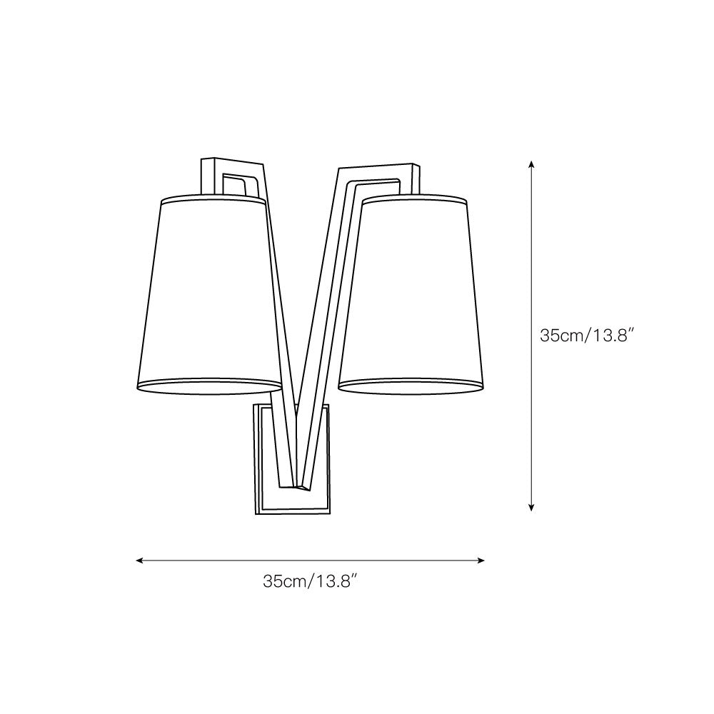 Lena Double Wall Lamp D619