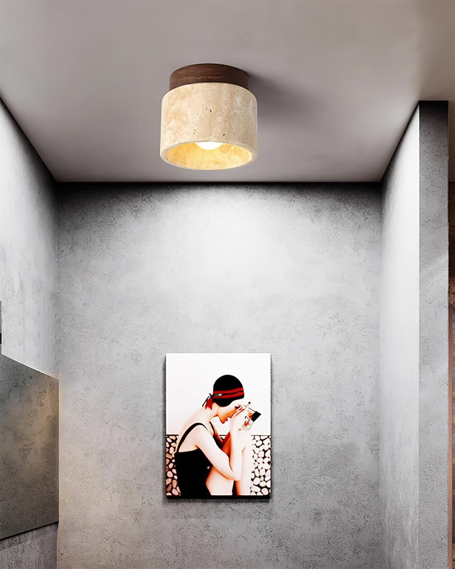 Nordic Stone Ceiling Light M201