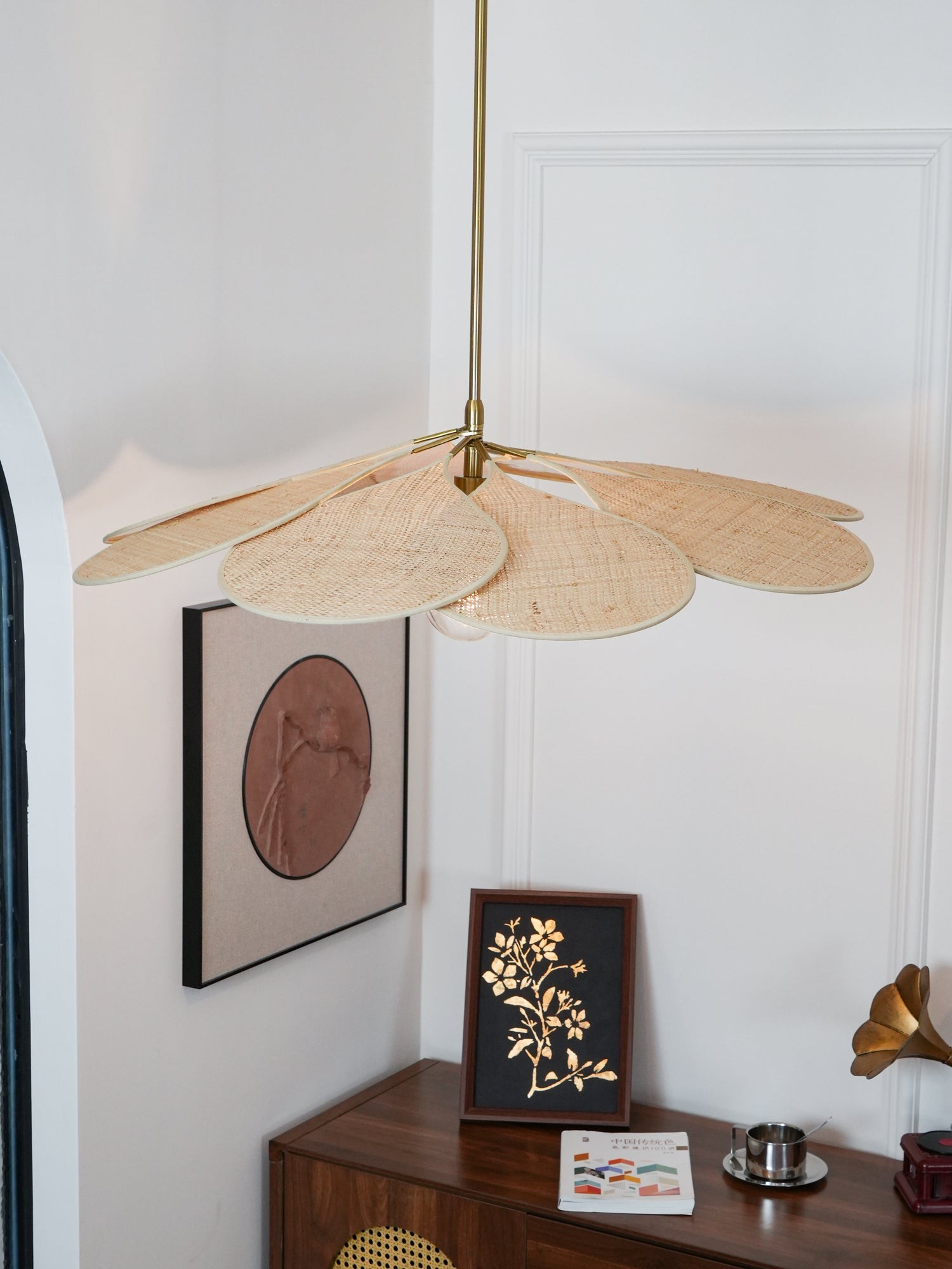 Petals Bloom Rattan Pendant Lamp M532