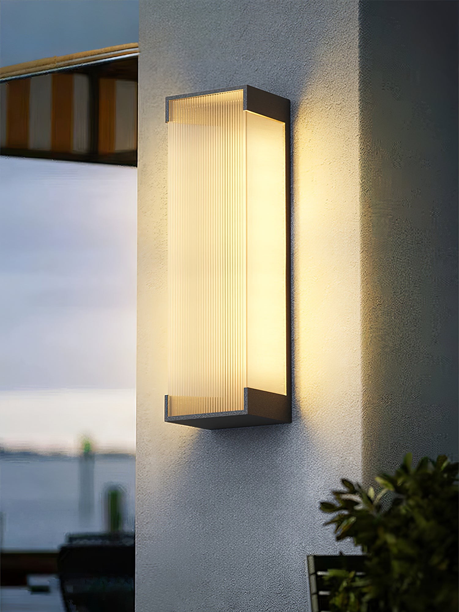Rectangular Outdoor Wall Light M434