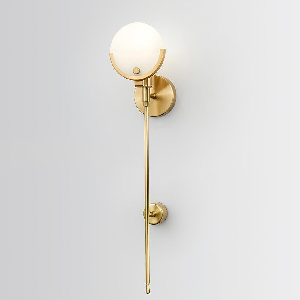 Metal Brass Spherical Bedroom Wall Lamp M88