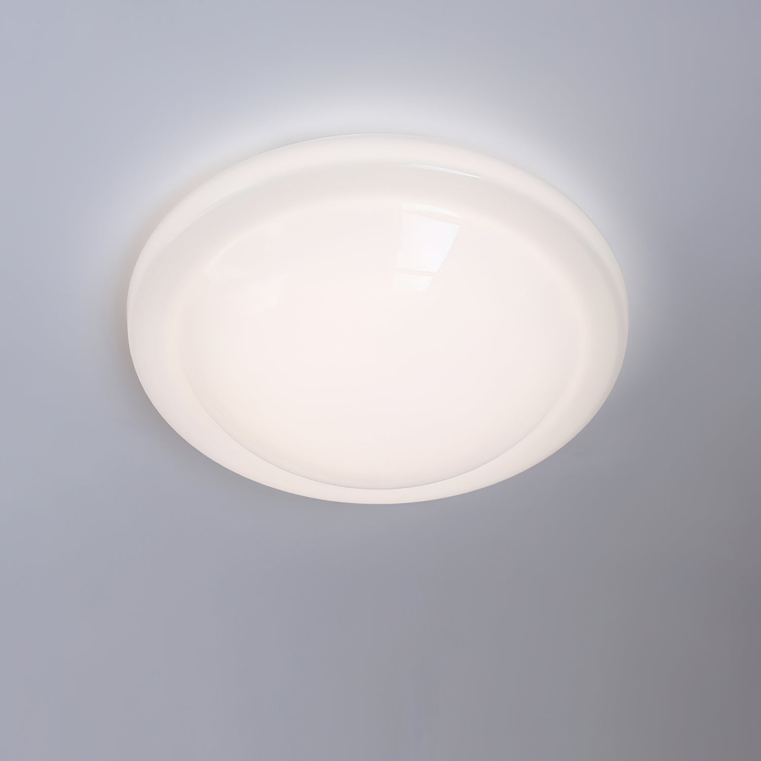 Modern Miminalist White Glass Led Ceiling Lamp M411