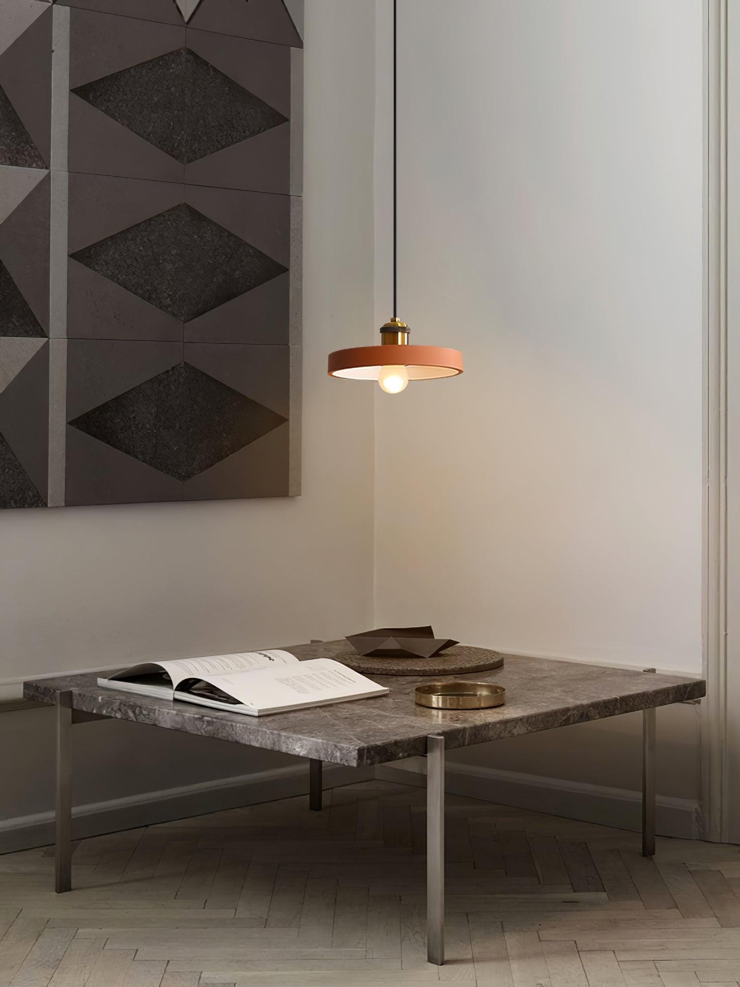 Modern Resin Geometric Pendant Lamp M432
