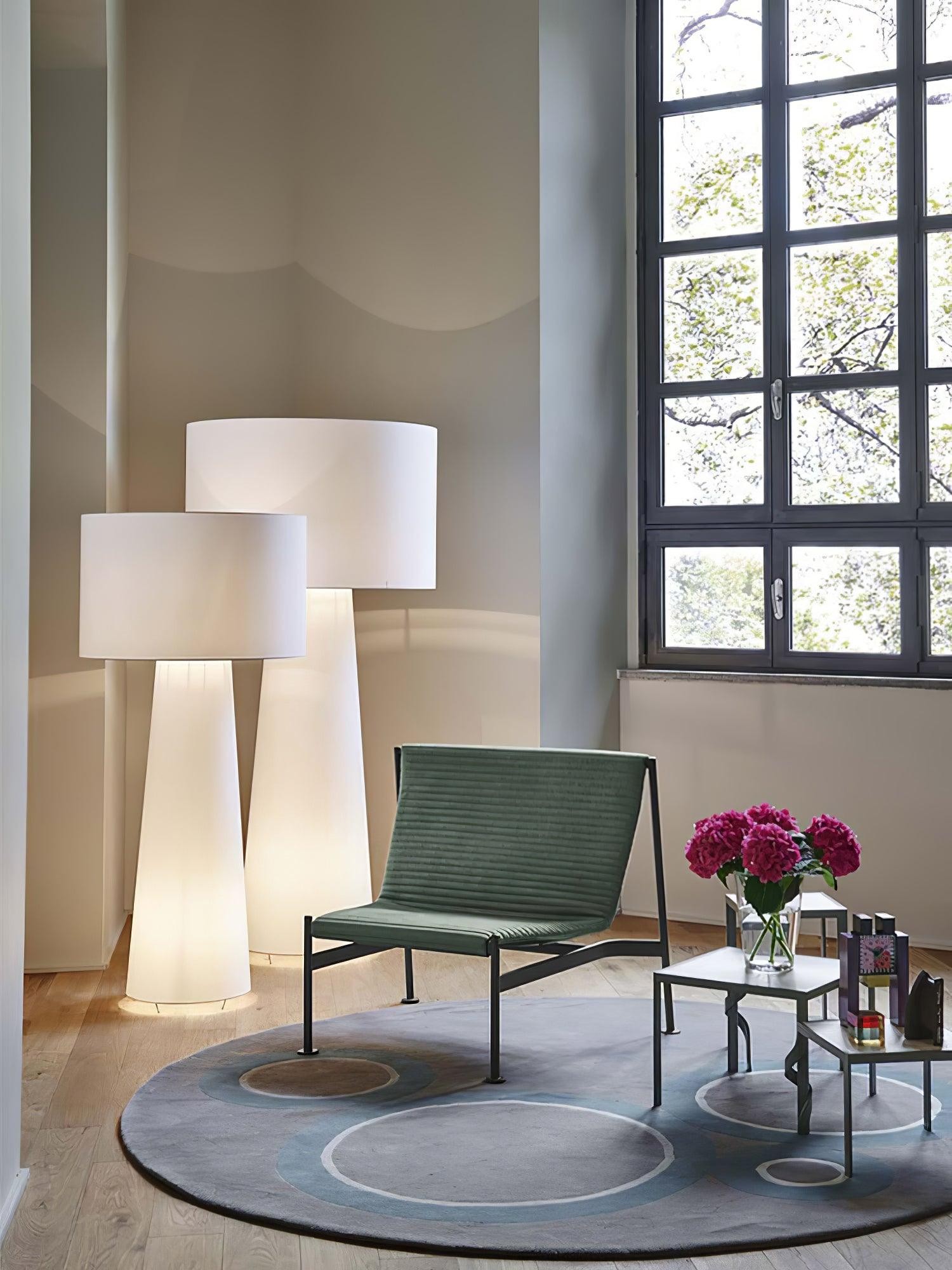 Column Fabric Floor Lamp Suitable For Living Room M76