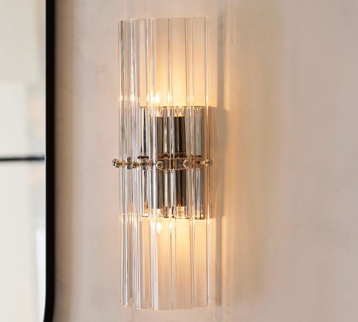 Lumora Crystal Wall Sconce – Elegant Lighting for Hallway & Bedroom T140
