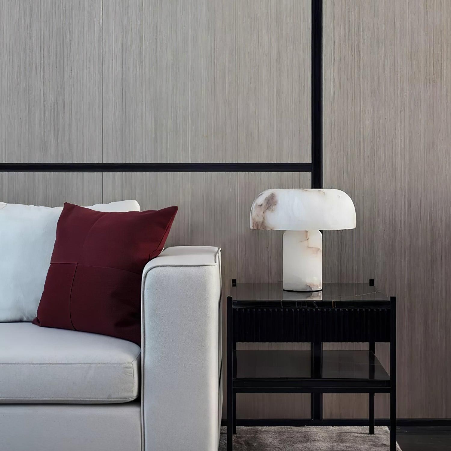 Creative Minimalist Luxury Alabaster Table Lamp For Bedroom M450