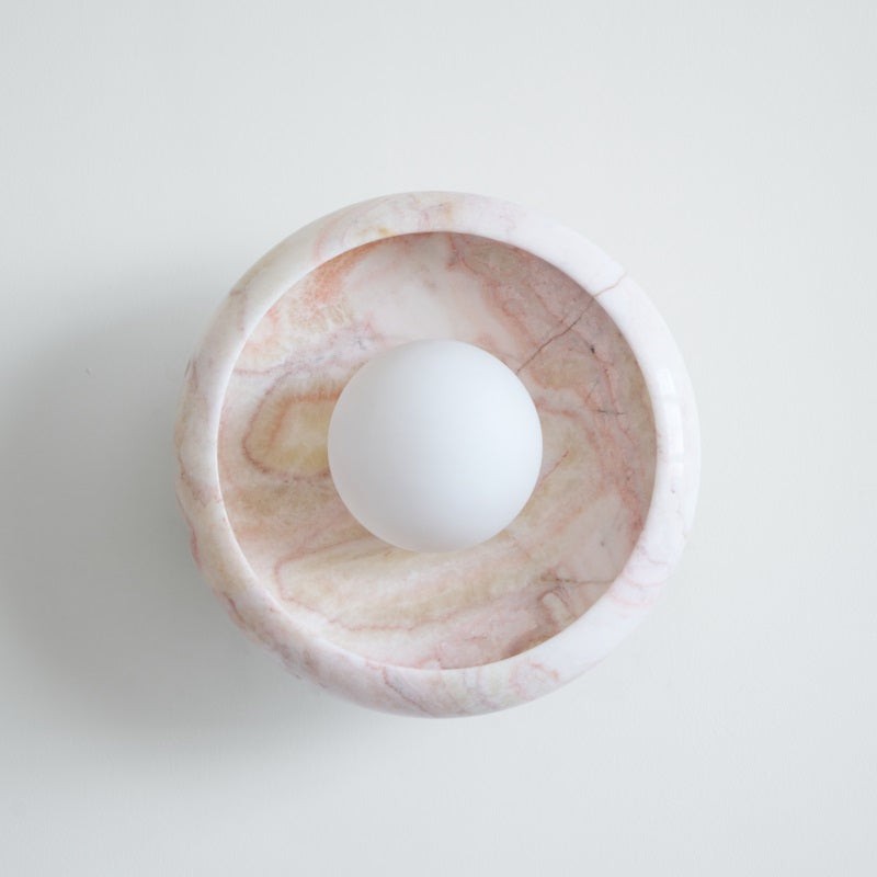 Bowl - Shaped Marble Wall Lamp P064