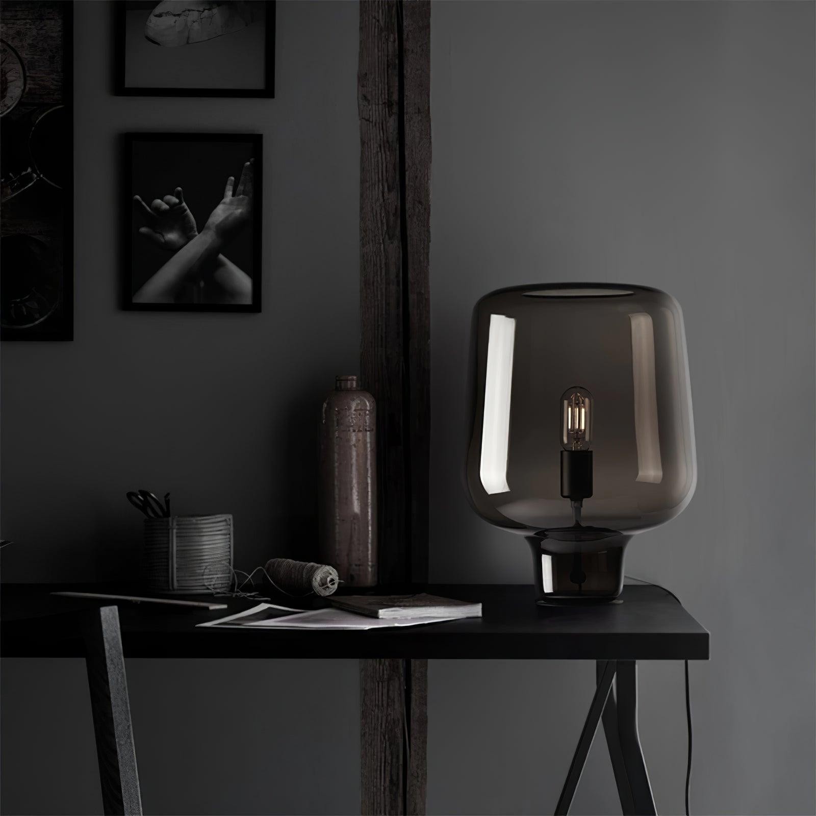 Glass Dome Table Lamp M323