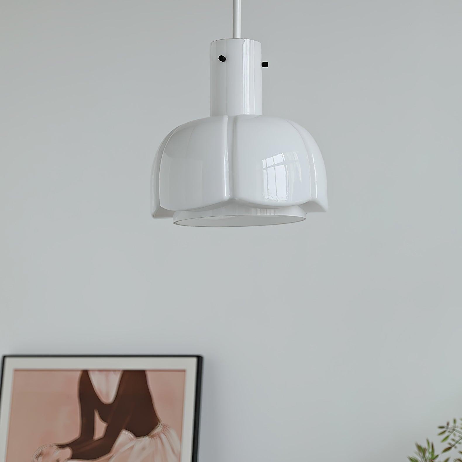 Medieval Style Glass Bud Pendant Lamp M457