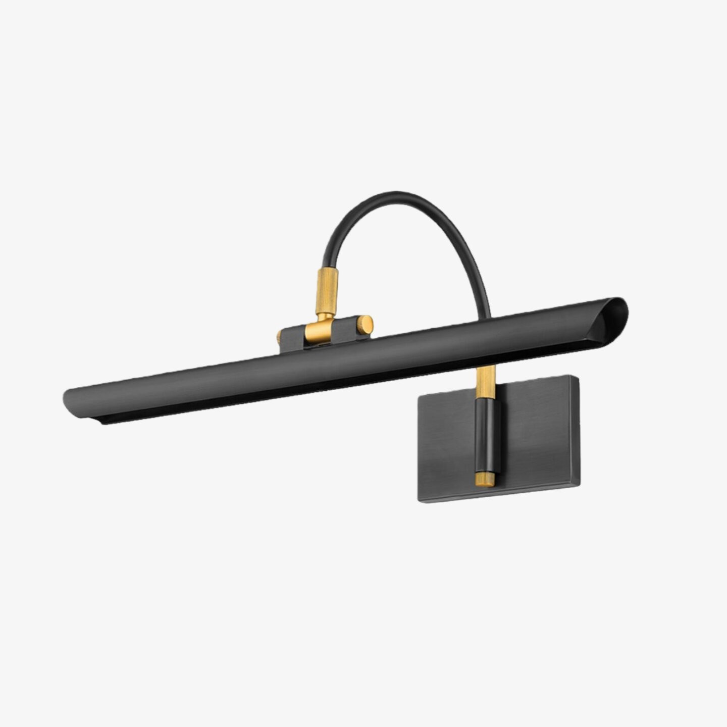Aurix Picture Light - Slim Shade Artwork Illumination Metal Finish Wall Fixture for Gallery T608