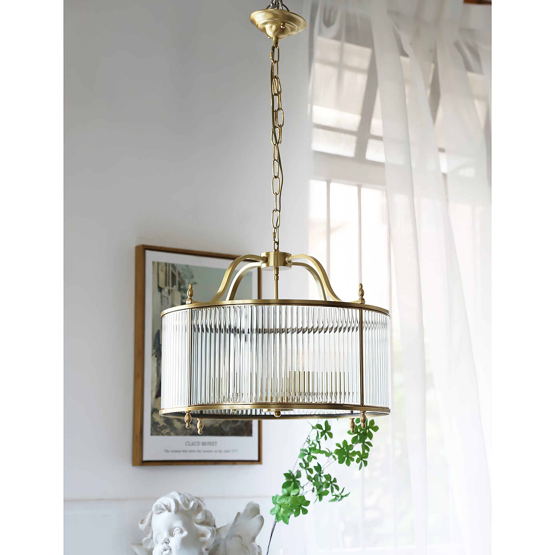 Lambeth Glass Chandelier D701
