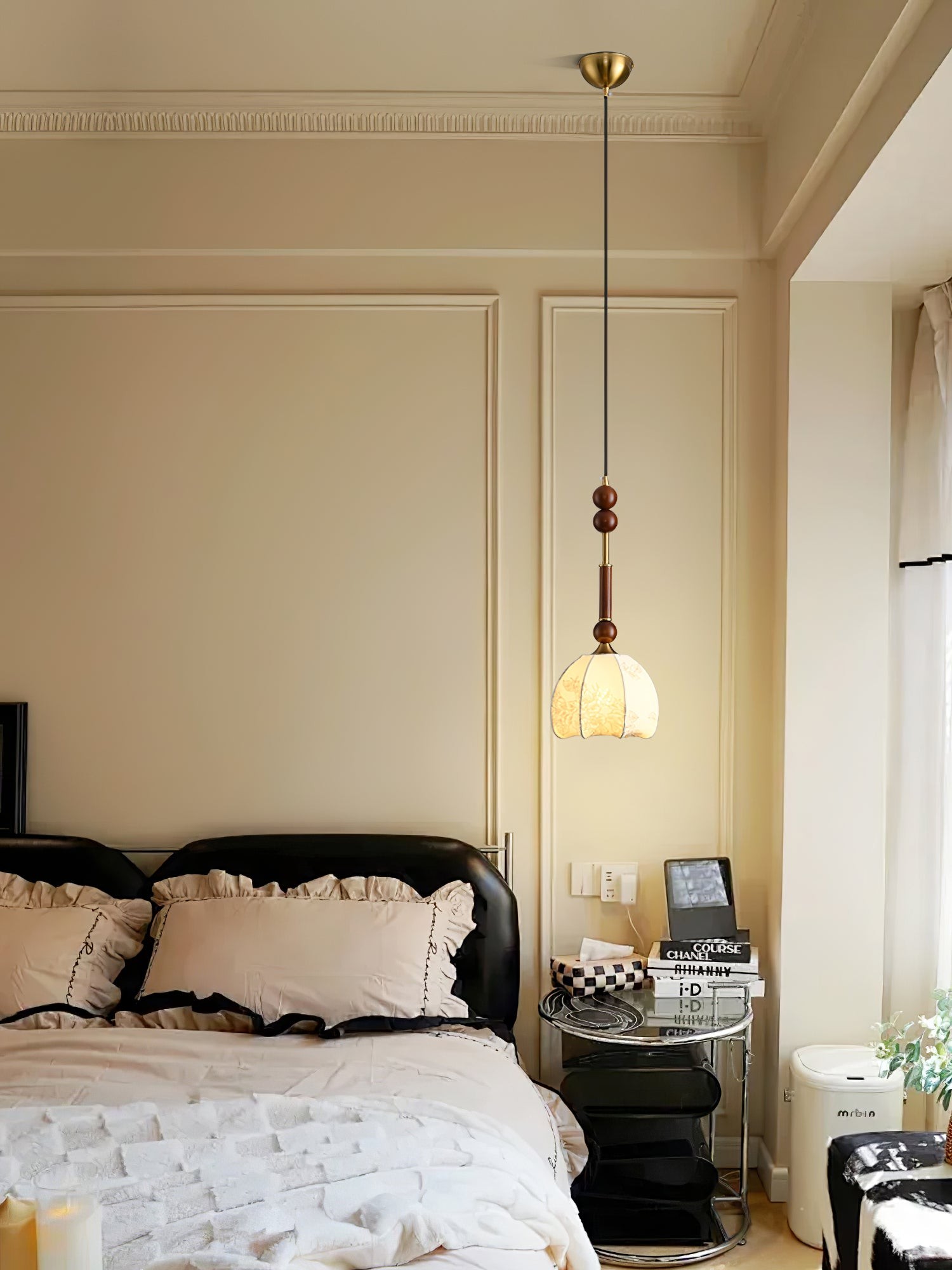 Retro Solid Wood Series Pendant Lamp M524