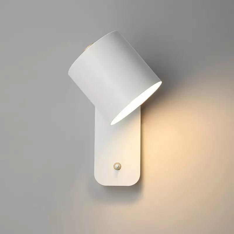Swivel Cylinder Wall Mounted Night Light For Bedroom S27