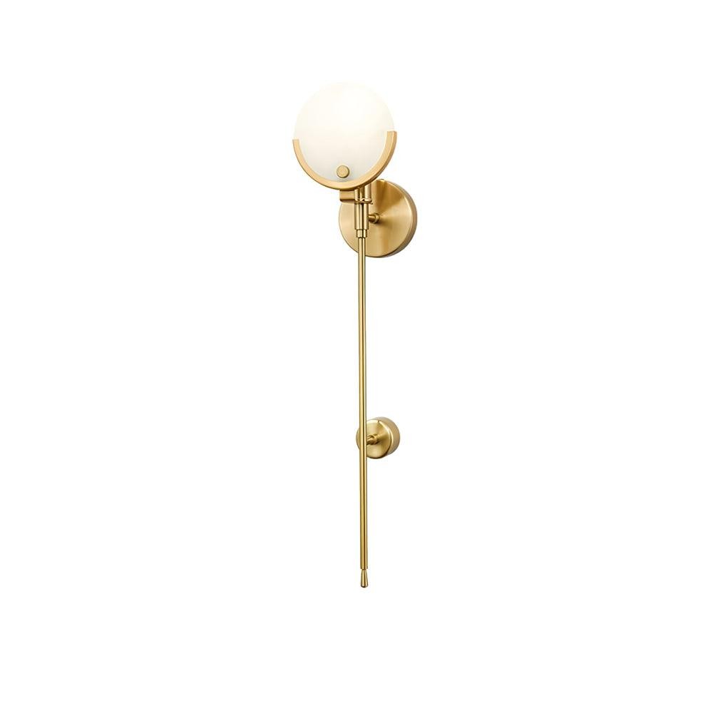 Metal Brass Spherical Bedroom Wall Lamp M88