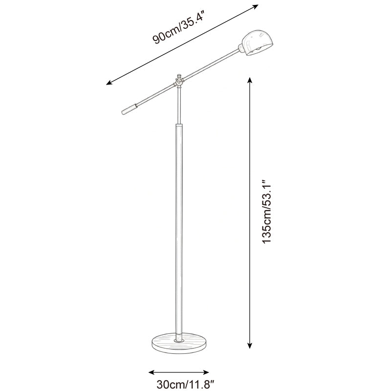 Heritage Swing Floor Lamp D316