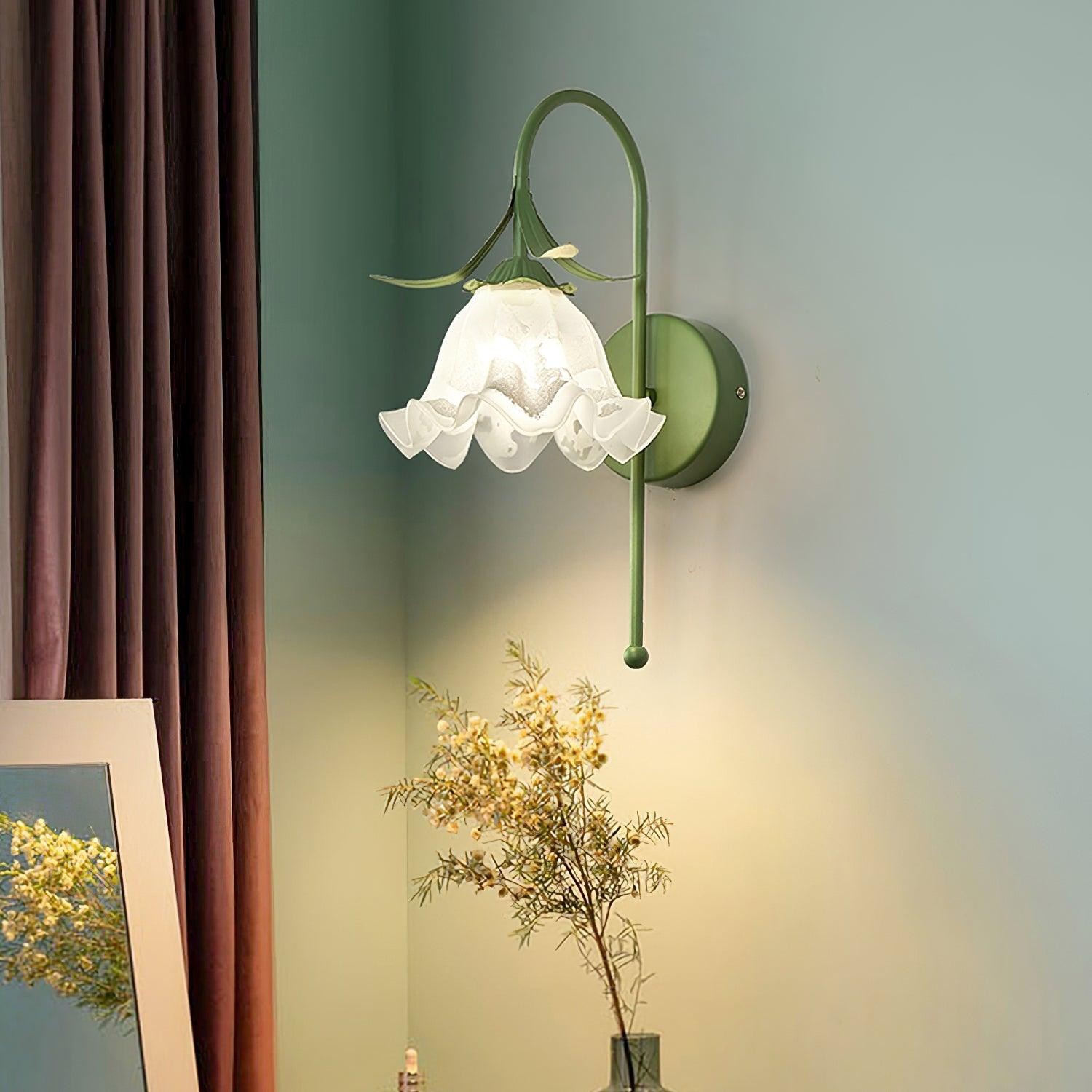 French Cream Style Flower Wall Lamp M146