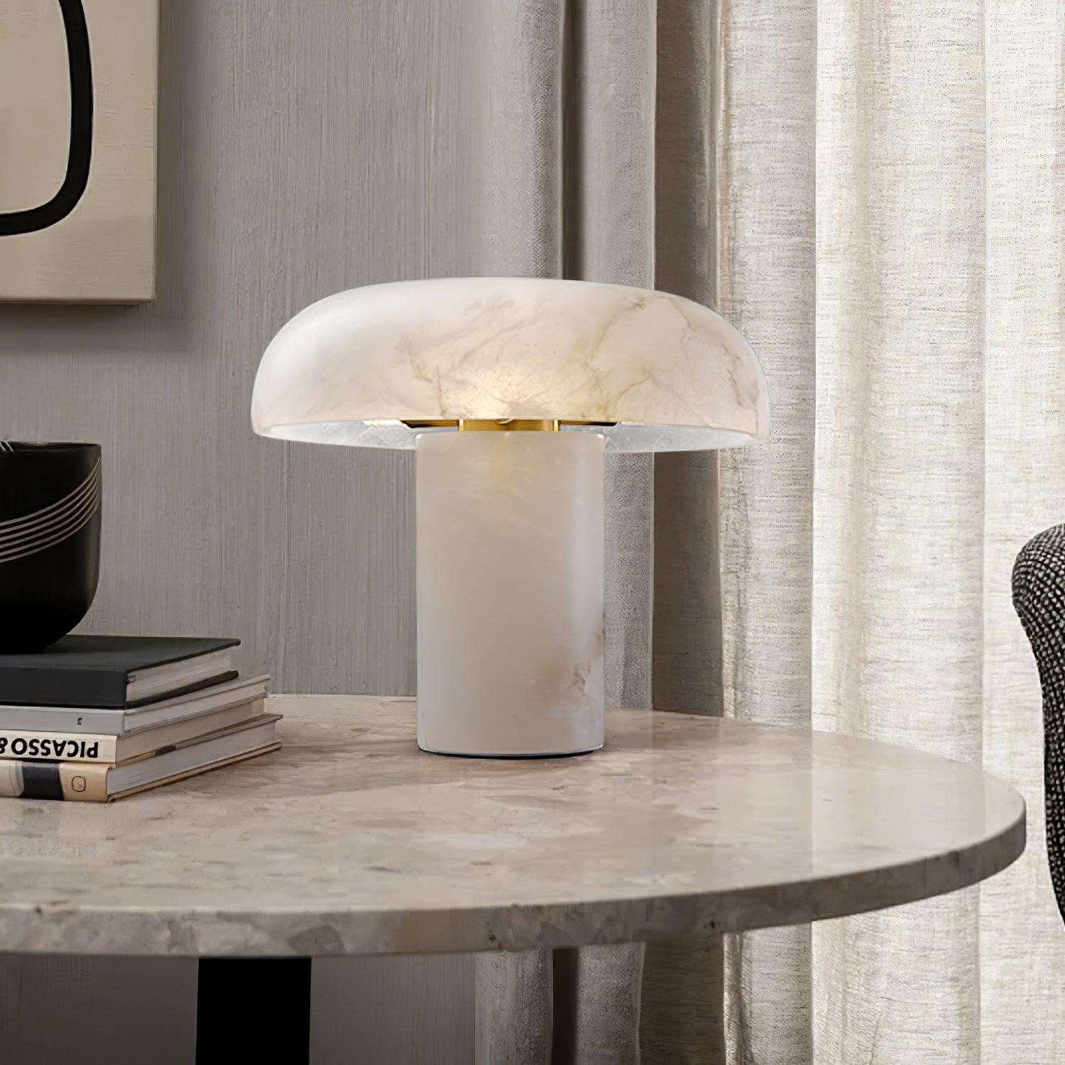 Creative Minimalist Luxury Alabaster Table Lamp For Bedroom M450