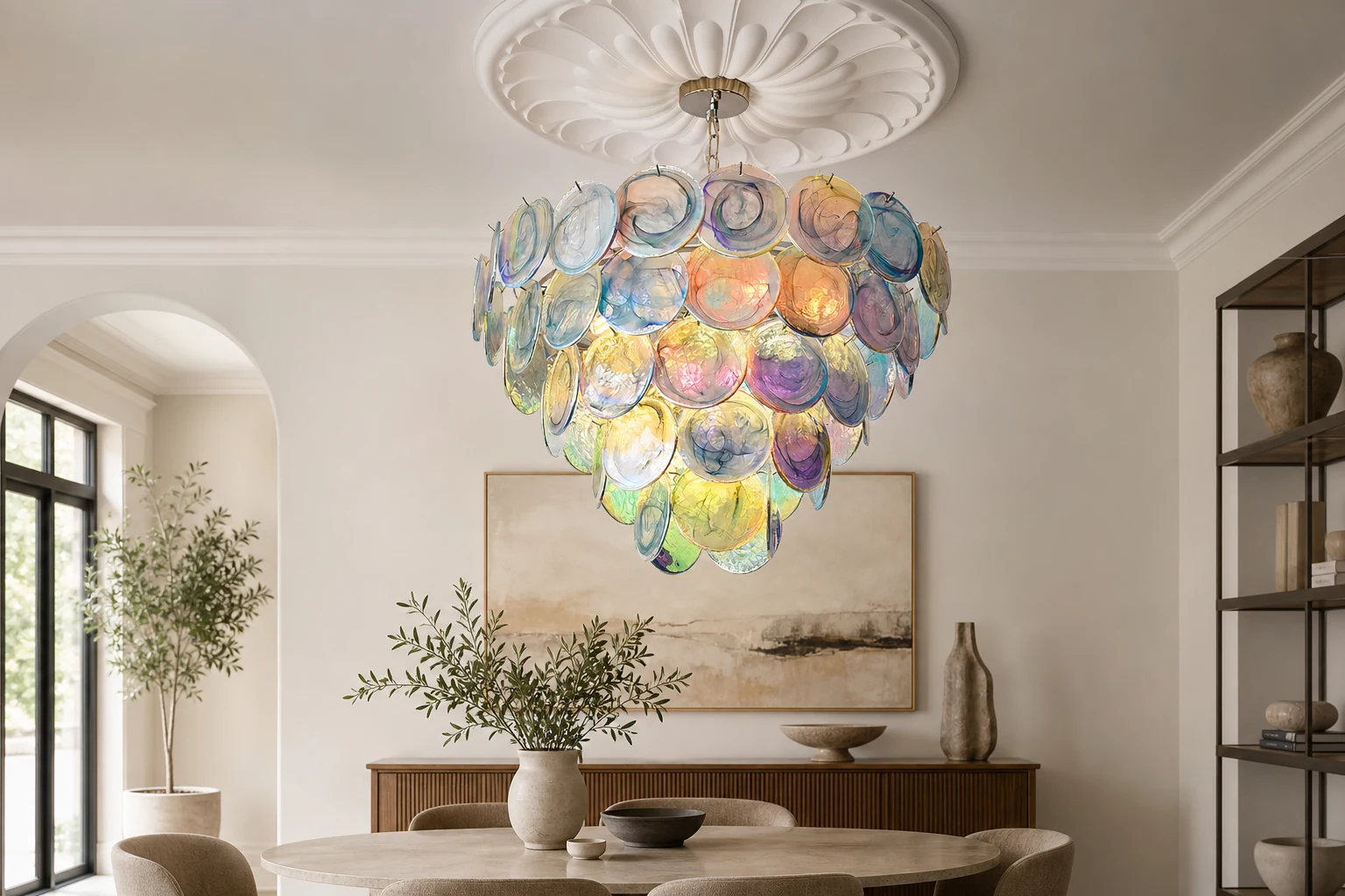 Żyrandol Lelaina D79 scena lifestylowa