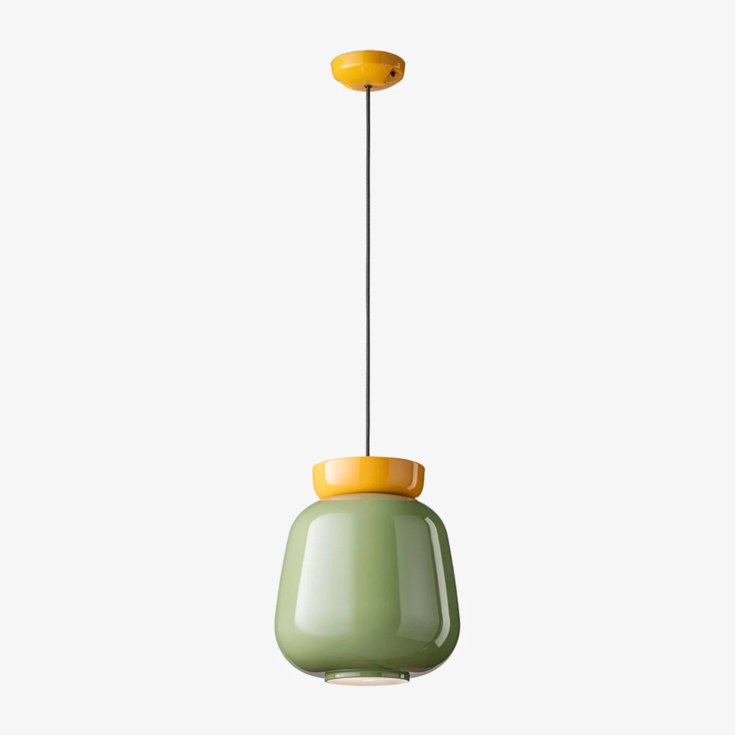 Fiesta Colorful Bowl-Shaped Ceramic Pendant Light for Dining Room T068