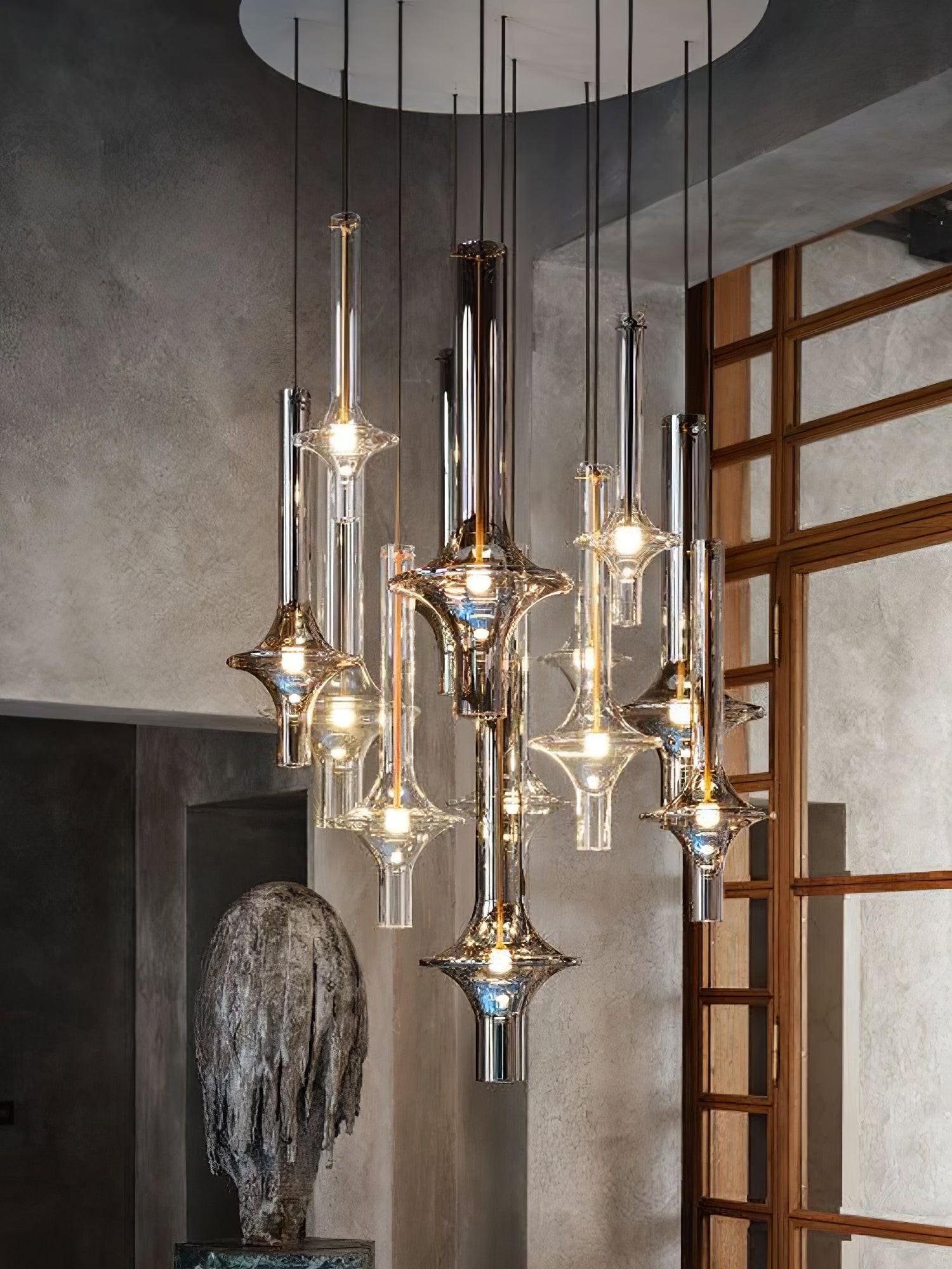 Modern Creative Glass Tube Pendant Lamp M101