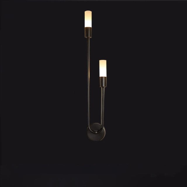 Modern Copper U-Shape Luster LED Wall Lamp M138
