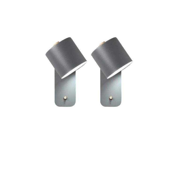 Swivel Cylinder Wall Mounted Night Light For Bedroom S27