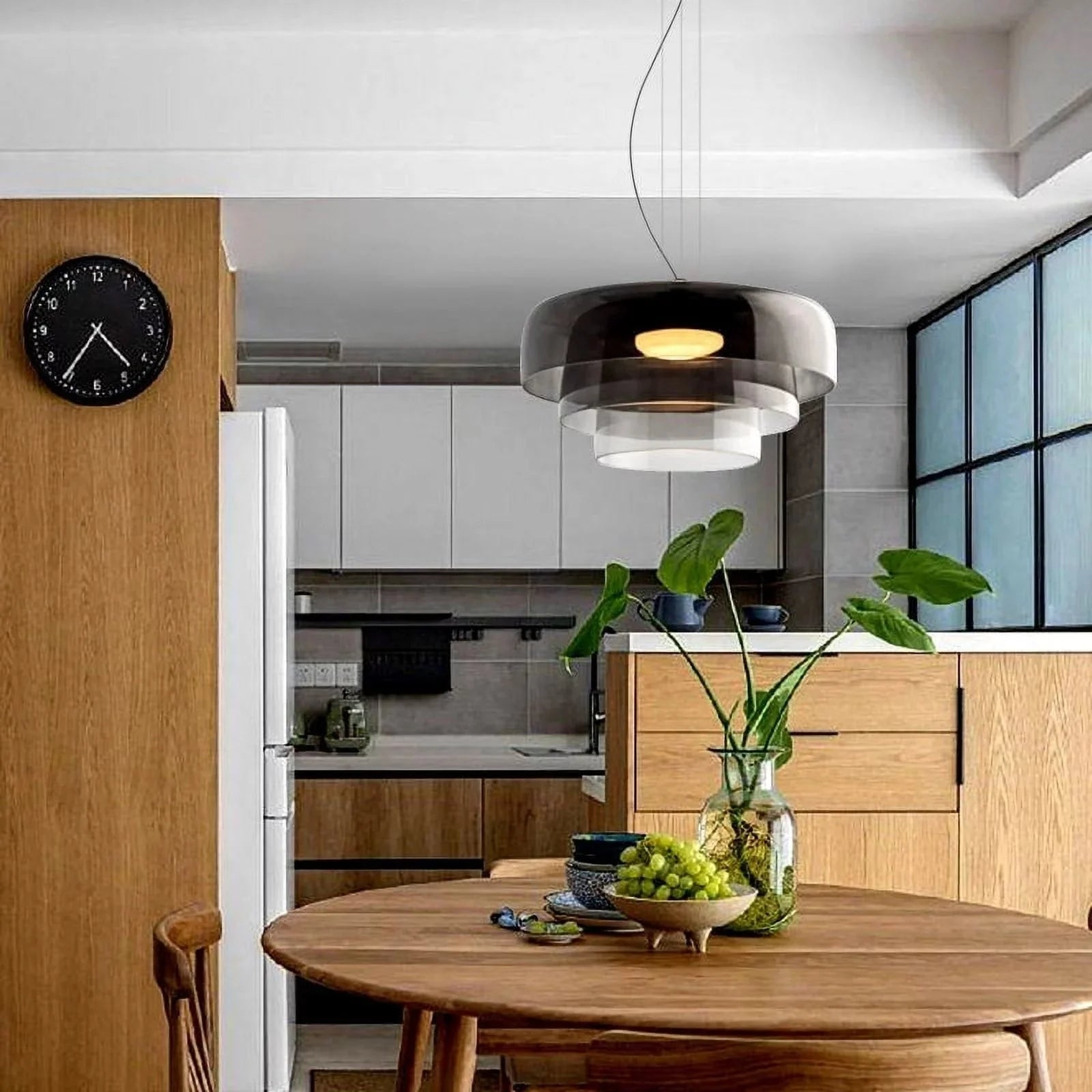 Nordic Celestial Glass Pendant Light D908