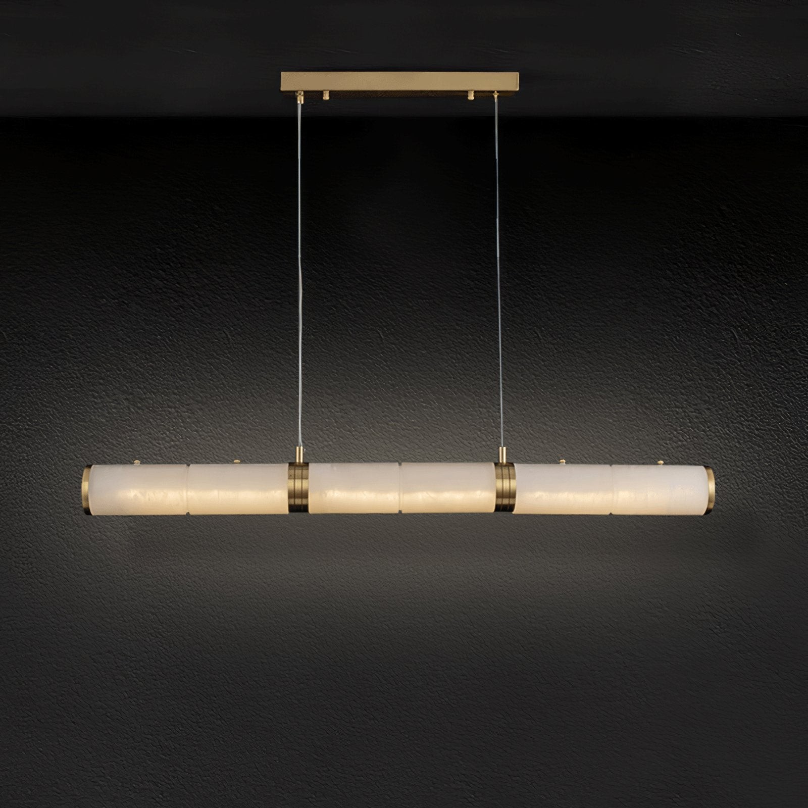 Luxurious Alabaster Beam Pendant Light M96