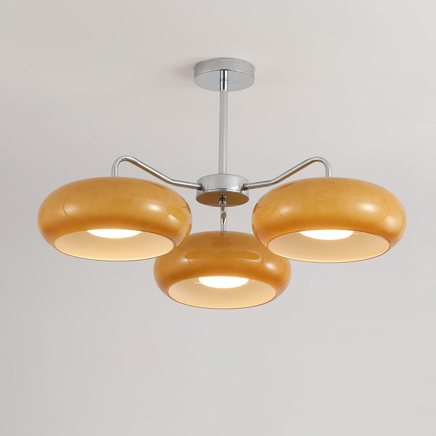 Modern 3 Light Chrome Ceiling Light M324