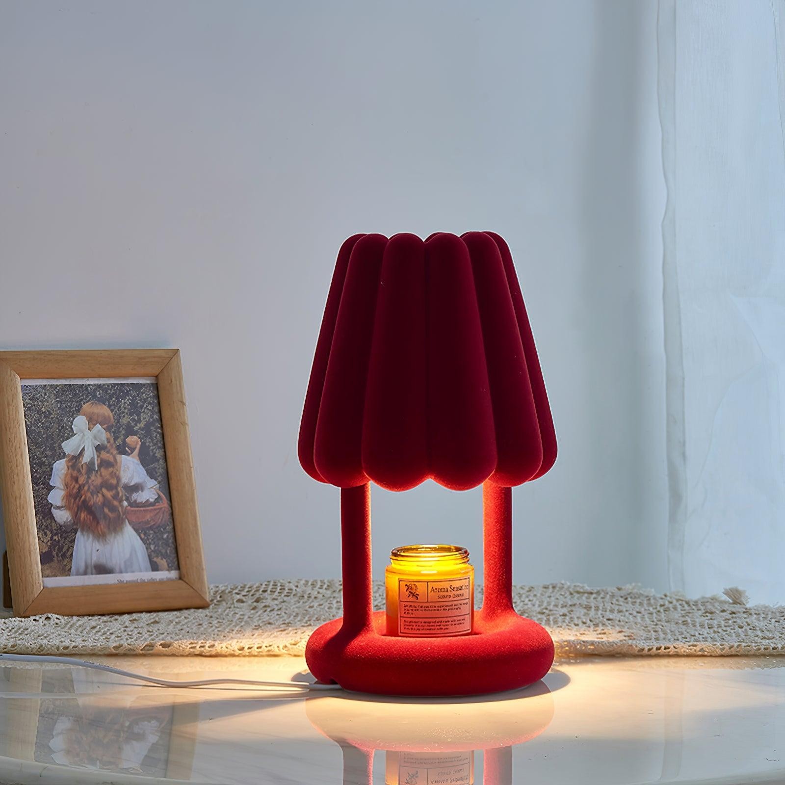 Ice Cream Flocked Resin Table Lamp M566
