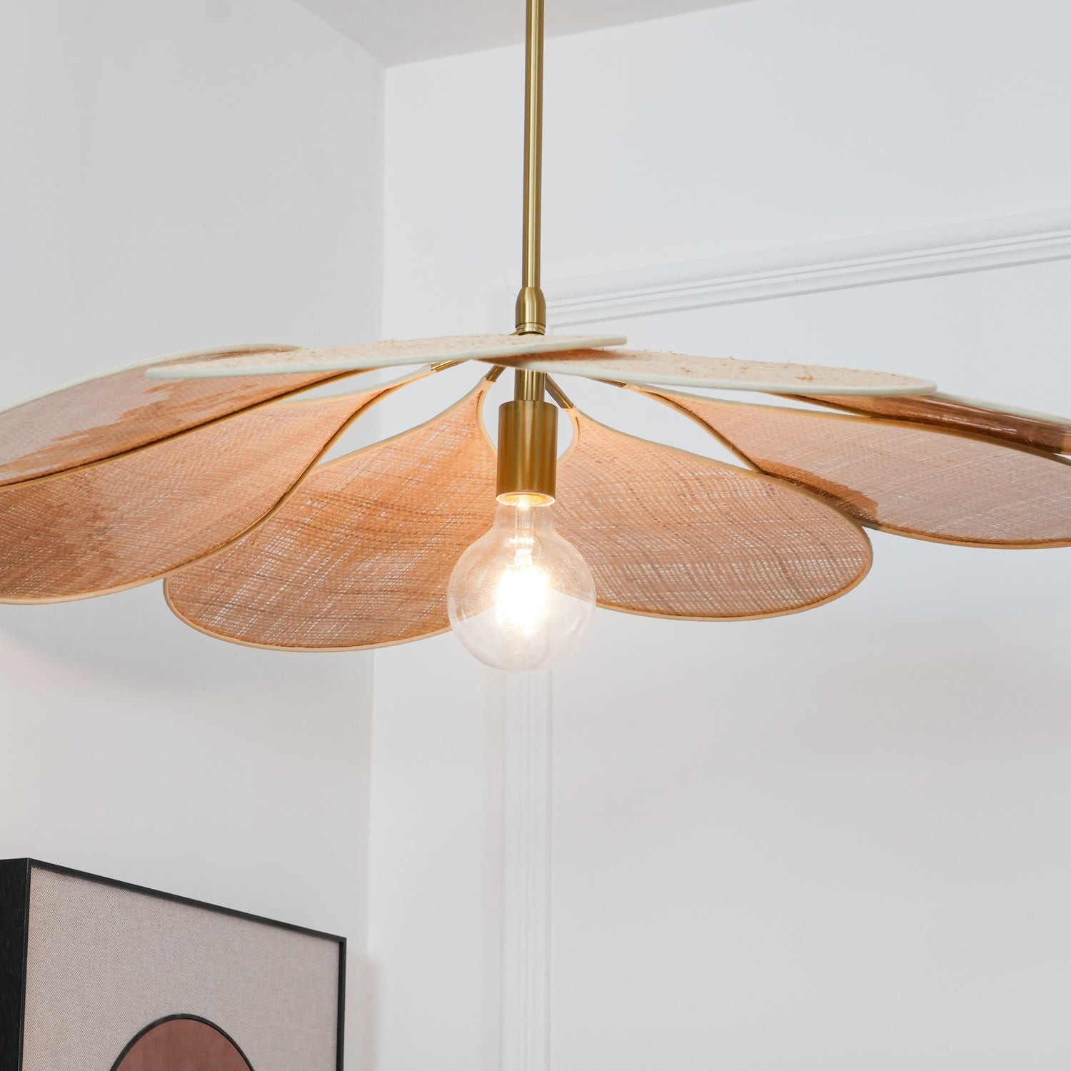 Petals Bloom Rattan Pendant Lamp M532