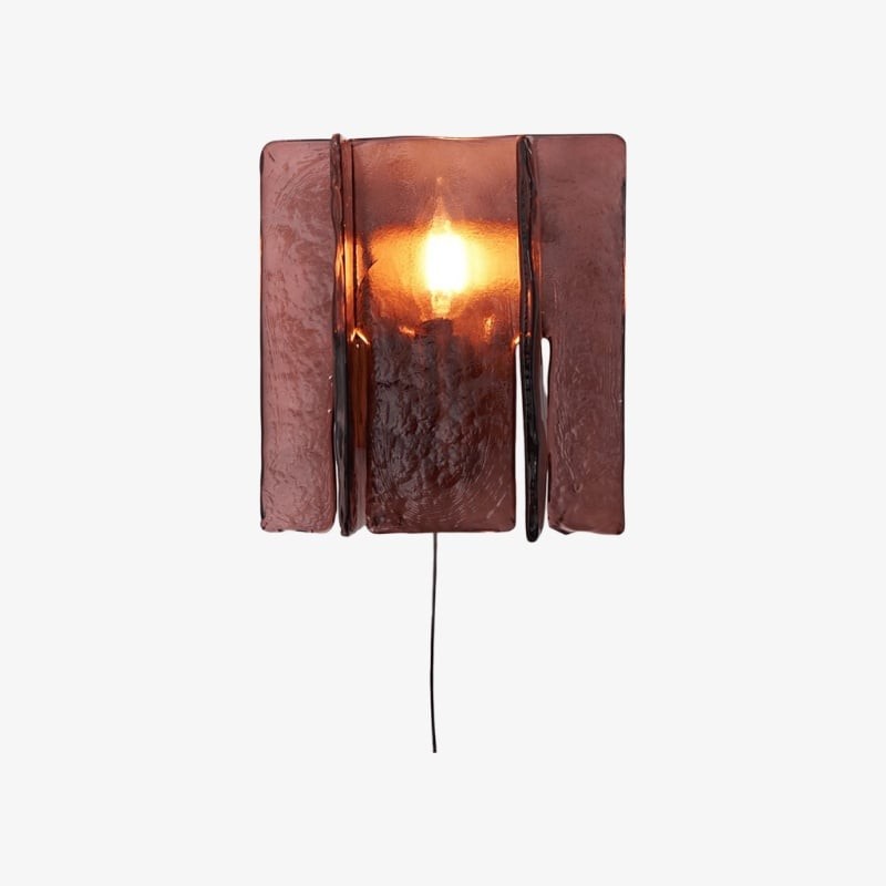 Lumiridge Modern Wall Light - Minimalist Design Metal Glass Fixture for Living Room T572