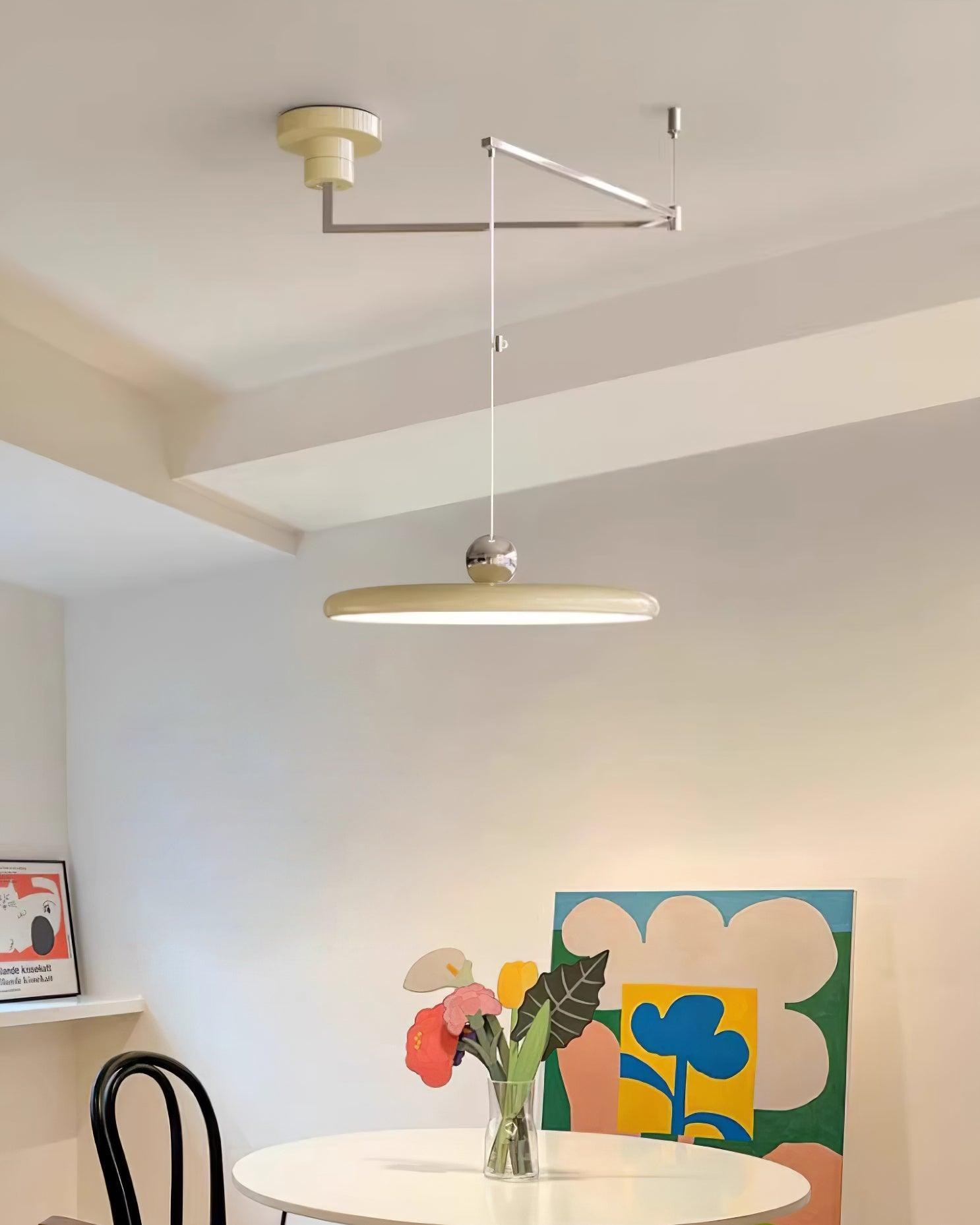 Simple Modern Adjustable Swing Arm Disc Pendant Lamp M110