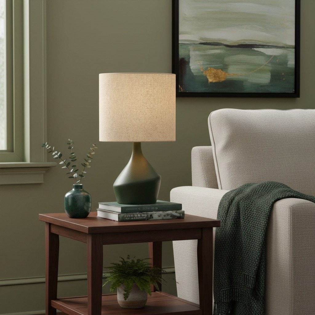 Lumo Modern Asymmetrical Table Lamp Artistic Ceramic Body - Ambient Lighting T484