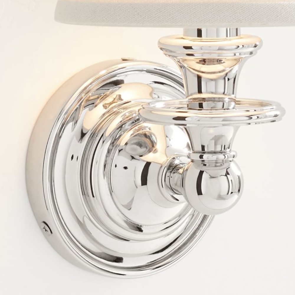 Kalvora Fabric Shade Wall Sconce - Stylish Accent Lighting for Bedroom & Hallway T090