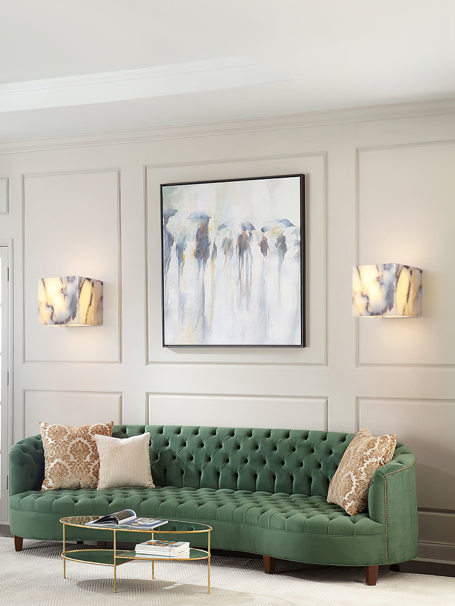 Square Marble Wall Lamp D625