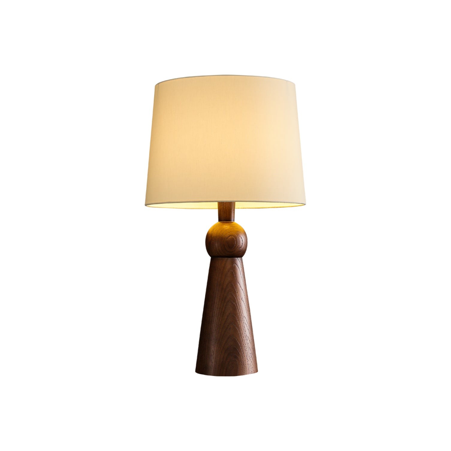 Nordic Retro Solid Wood Fabric Table Lamp M87