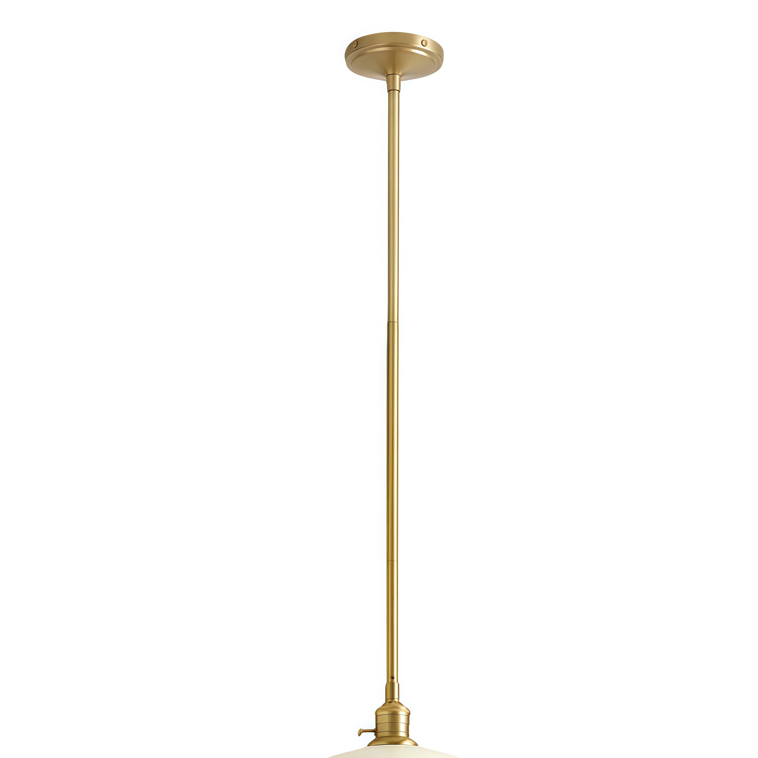 Forvara Classic Bell Pendant Light Industrial Pole Pendant Fixture for Dining Room T544