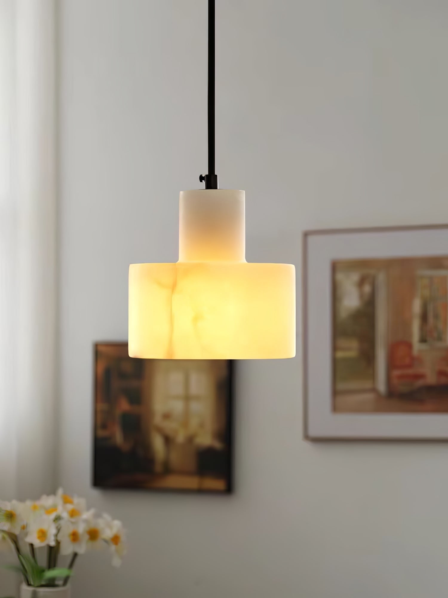 Cyls Alabaster Pendant Lamp D402