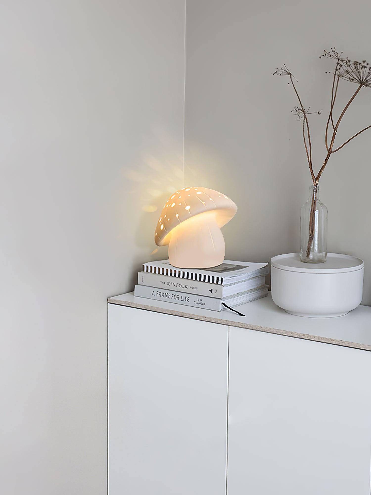 Cartoon Mushroom Skeletonized Table Lamp M468