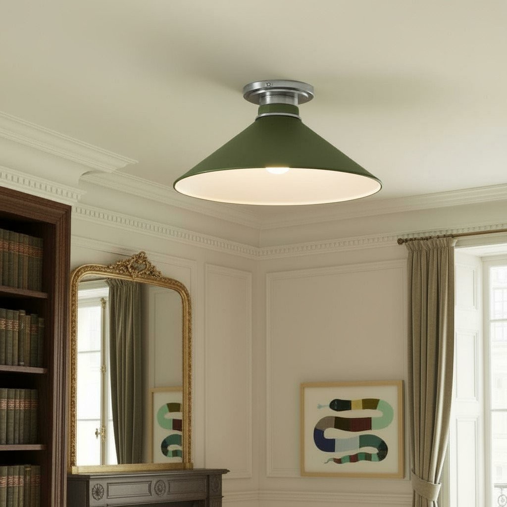Aurenza Timeless Flush Mount Light - Farmhouse Design with Simple Elegant Charm T286