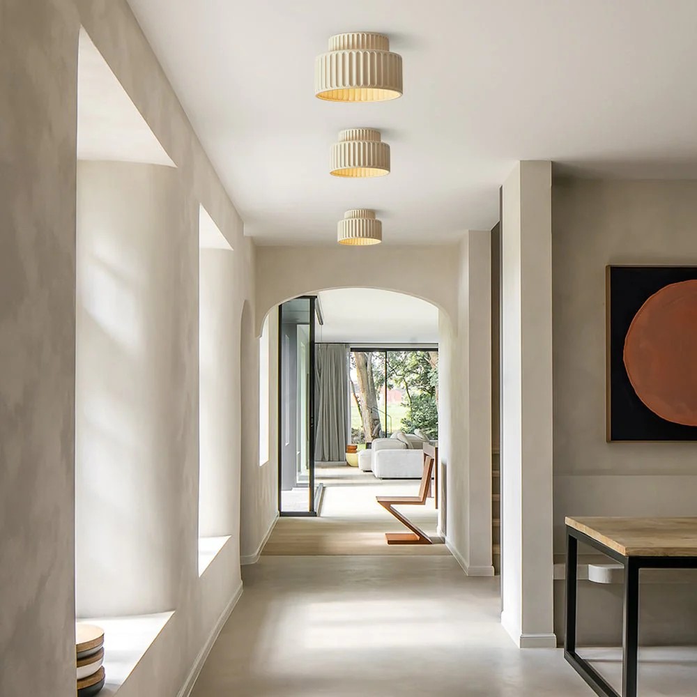 Nordic Decorative Kami Resin Ceiling Light S124
