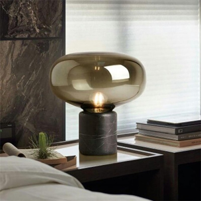 Vintage Orb Bauhaus Marble Table Lamp S136