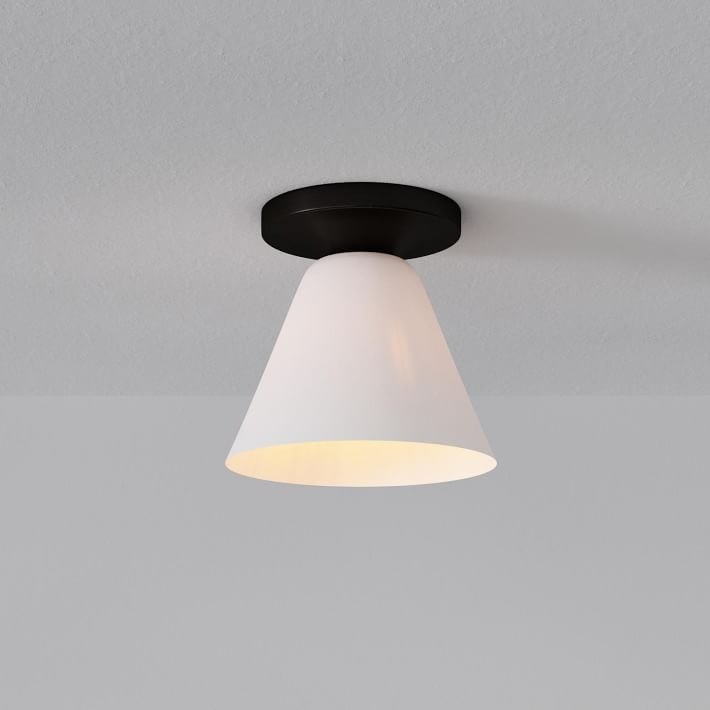 Conica Cone Flush Mount – Glass Ceiling Light for Modern Spaces T233