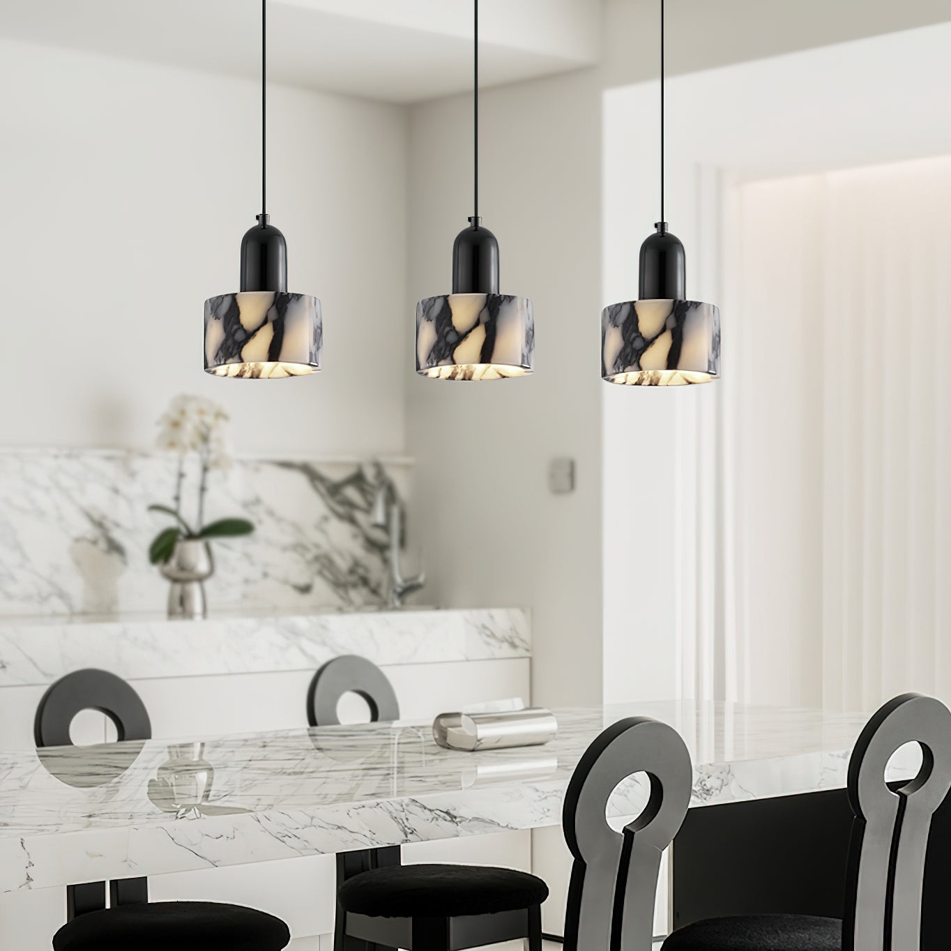Dekum Marble Pendant Lamp D606