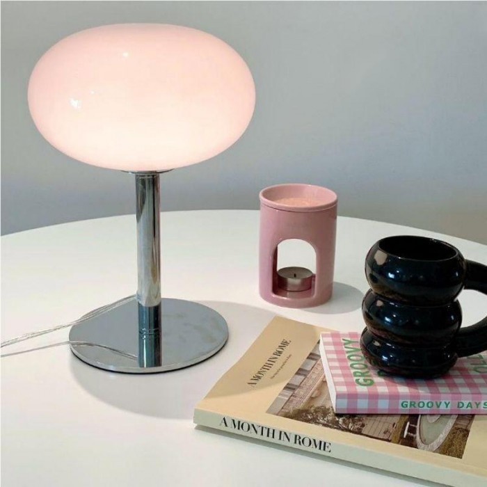 Minimalist Bauhaus Glass Table Lamp S20