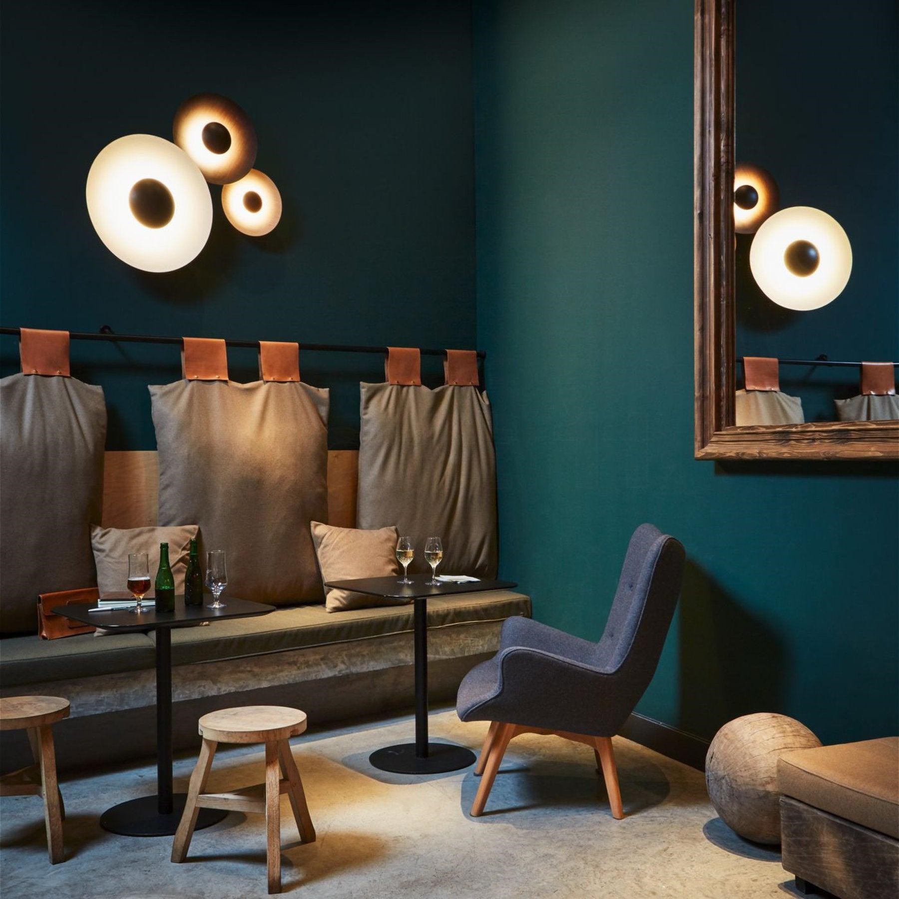 Simplicity Round Ginger Glow Wall Light S188