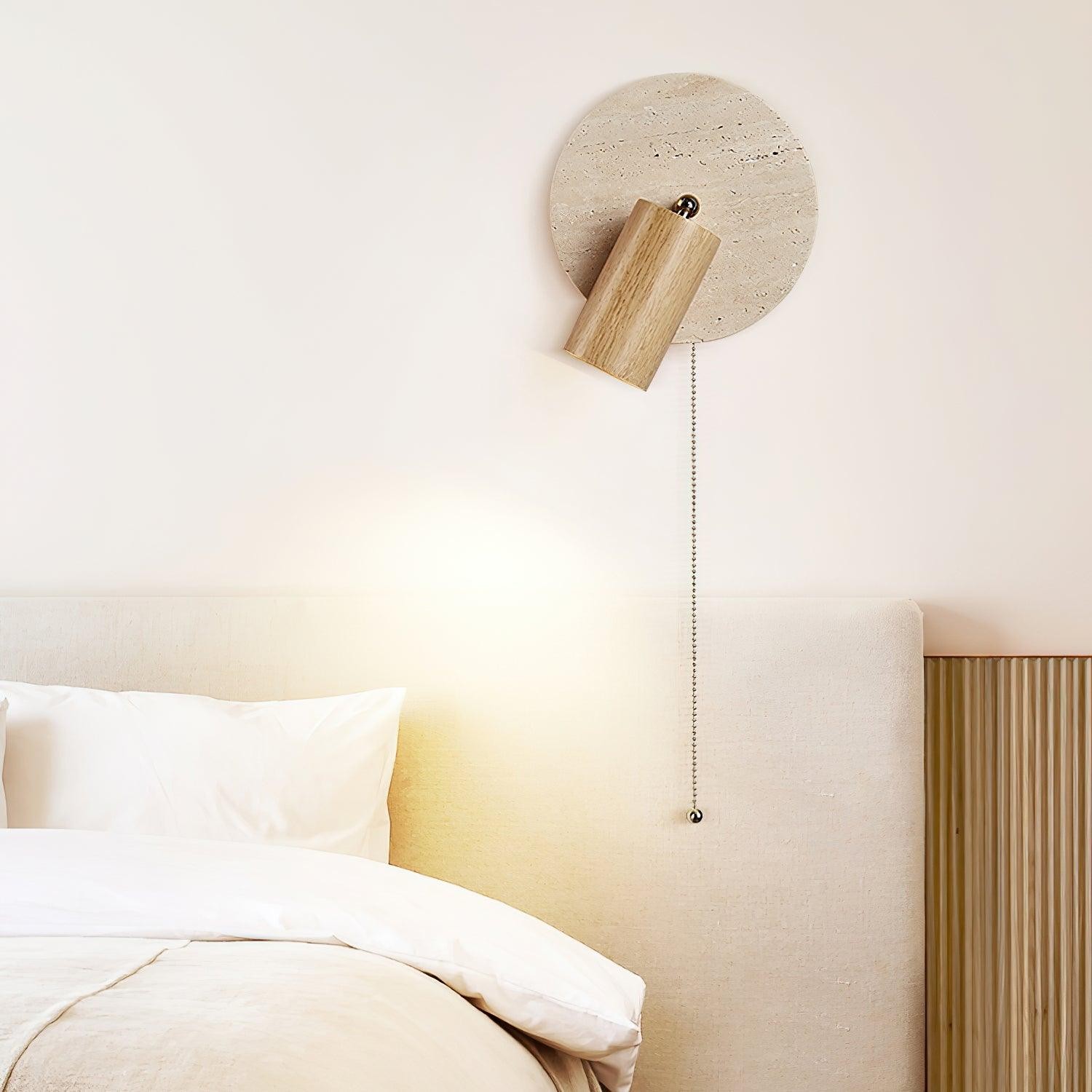 Vintage Yellow Travertine Wall Lamp M357