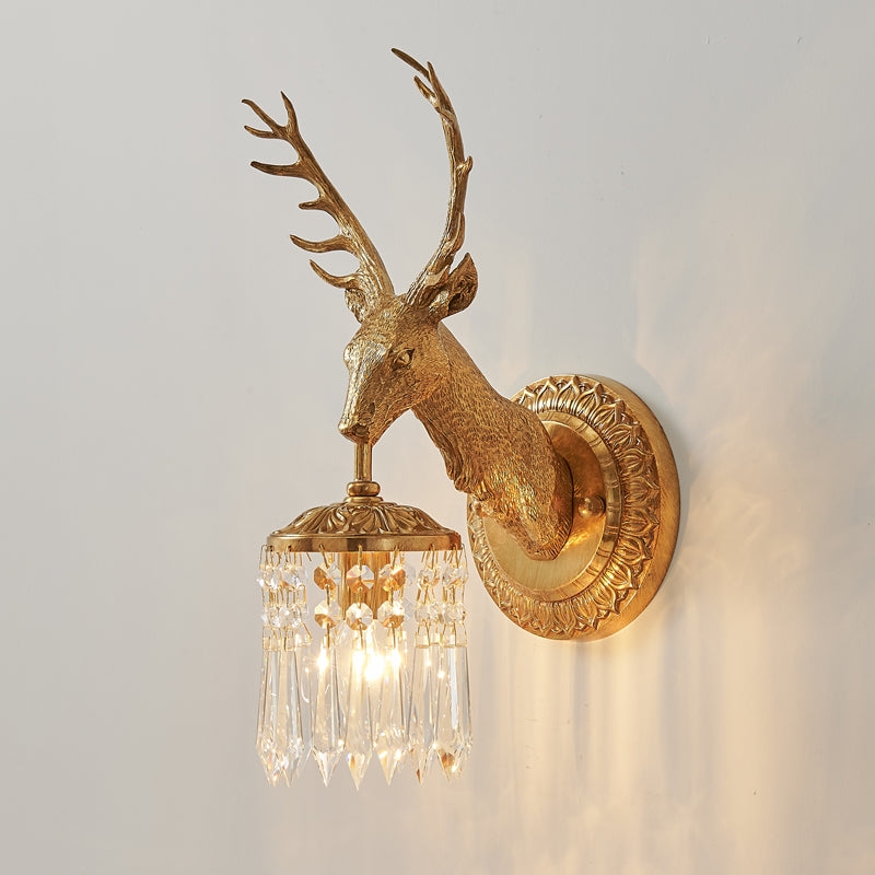 Antler Crystal Wall Lamp D740